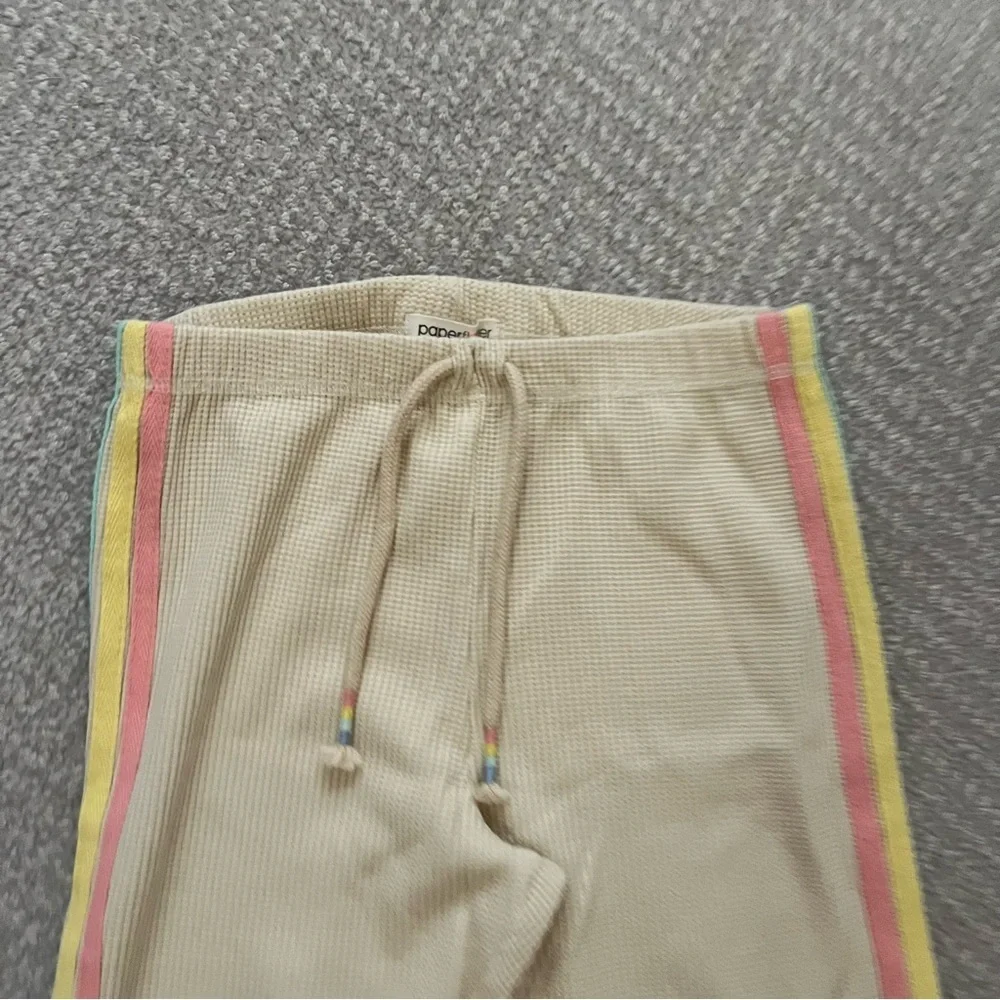 Paper Flower Striped Joggers
